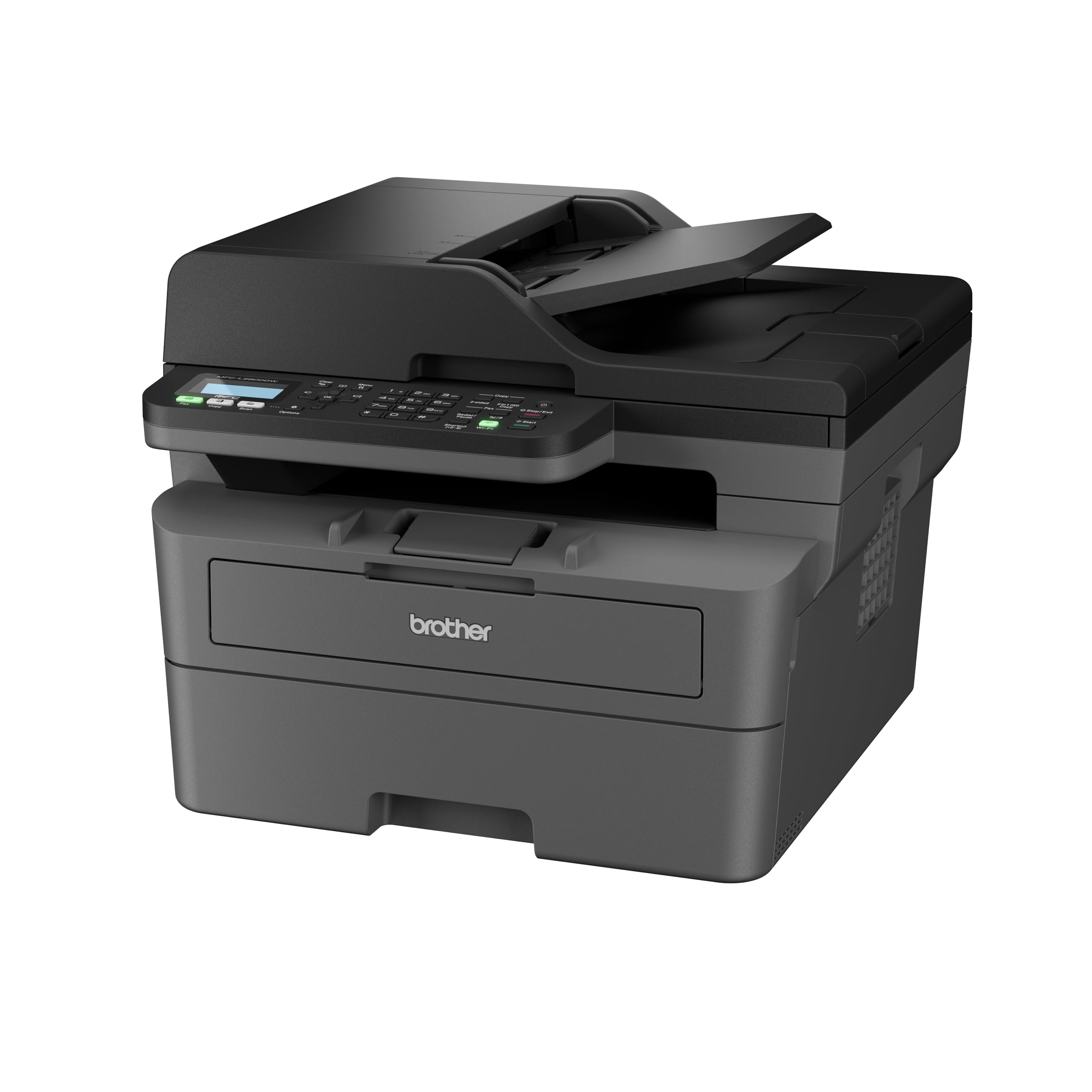 Brother MFCL2800DW Impresora multifunción láser monocromo WiFi con fax, impresión automática a Doble Cara y ADF de 50 Hojas